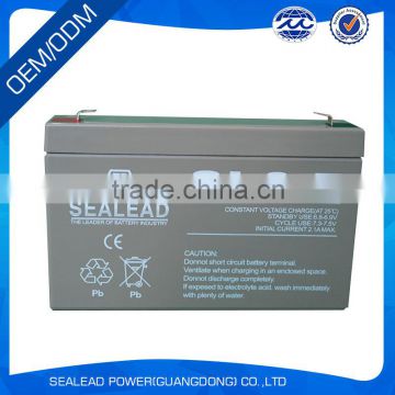online wholesale shop 6v 7Ah Lead acid battery solar lamp usage