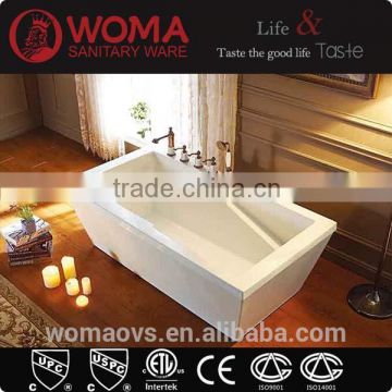 classical simple resin freestanding tub