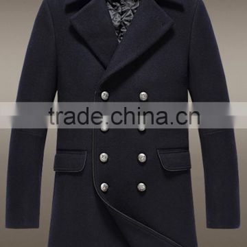 wholesale 2016 mens long wool blends jacket