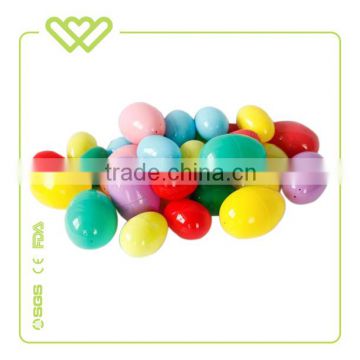 Standard Colour Multi-colour Openable Filler plastic Easter Egg with high quality