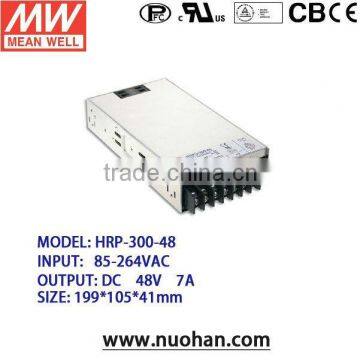 Meanwell 48V ac/dc switching power supply/300W Single Output with PFC Function