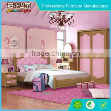 Cheap single bed girl bedroom furniture for sale