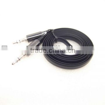 flat Audio Extension AUX Cable for iphone 5/5S/5C4G(made in China)