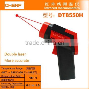 Digital display infrared laser thermometer gun with laser point Temperature Gun (-50-1600C) CE,ROHS DT8700H/8010H/8013T/8016