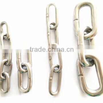 SUS 304 316 Stainless Chain,DIN Long Type Stainless Link chain