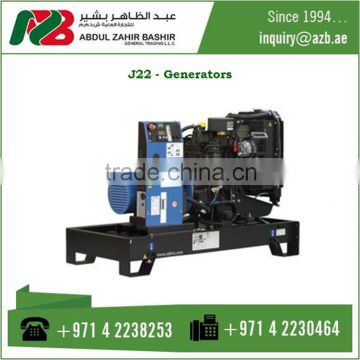 J22 Generator Diesel With Antivibration Suspension