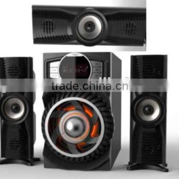 5.1 subwoofer speaker/ speaker with light /USB/SD/FM/RC+woofer wireless system soundbar