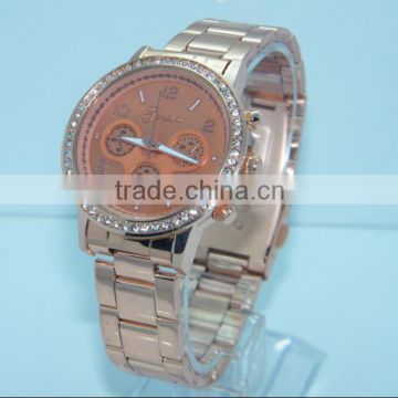 japan movt quartz watch diamond stainless steel geneva jelly watches