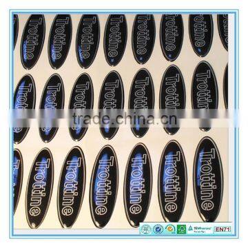 2015 oval full color epoxy sticker