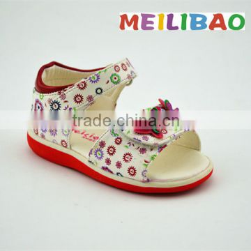 Cheap high quality China Wholesale leather sandal girl shoes