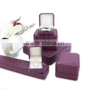 Hot Sale Leather Jewelry Box & jewelry packaging box