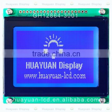 3.0 inch 128*64 lcd module with white led backlit