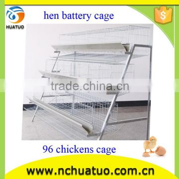 High quality set 96 layers chciken cage wholesale in Tanzania
