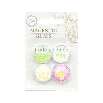 promotional glass magnet fridge magnet crystal glass magnet