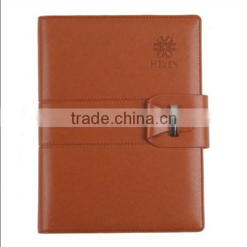 Hardcover leather Plain organizer diary