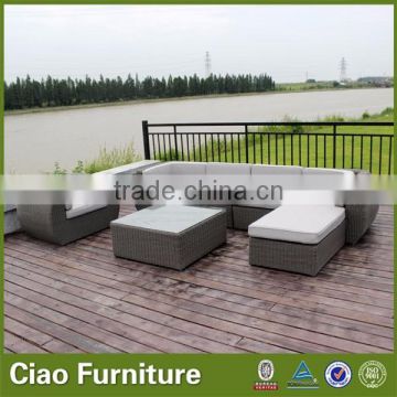 Outdoor PE rattan furniture hotel furniture for project