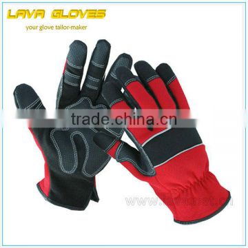 2014 Lava Mechanics Safety Gloves PVC Reinforced Patch Anti Slip Glove