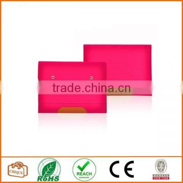 Chiqun Dongguan Felt Laptop Sleeve Bag Case Cover Pink