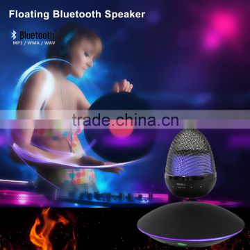 Levitating wireless bluetooth portable magnetic tower speaker
