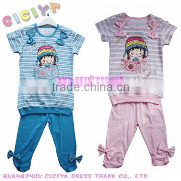 2013 summer girls fashion pajamas