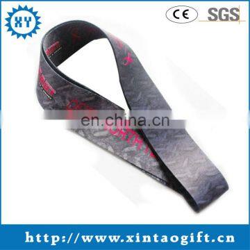 Customized fashion silk lanyard for men