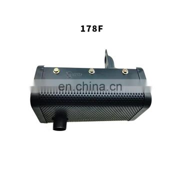 Muffler/Silencer/Exhaust Pipe Assy for 178F Air Cooled Diesel Engine Generator