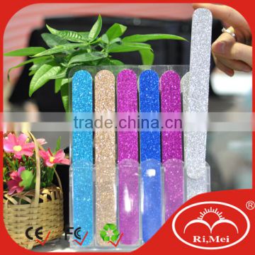 high quality sand paper colorful nail file