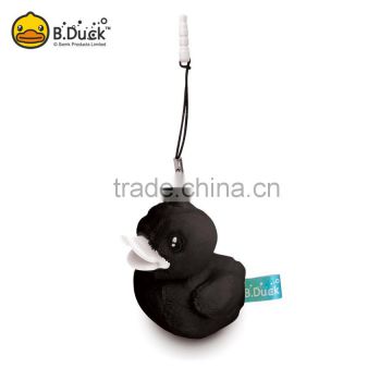 Wholesale novelty animal shaped black fur funny cell phone accessories