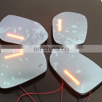 Panoramic rear view blue mirror glass Led turn signal Heating blind spot monitor for BMW x6 2015,2pcs