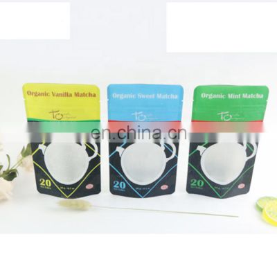 Coffee Beans Bag Tea Packaging For Coffee Tea Bags With Zipper Valve And Zipper Coffee Packaging Bags Stand Up Pouch