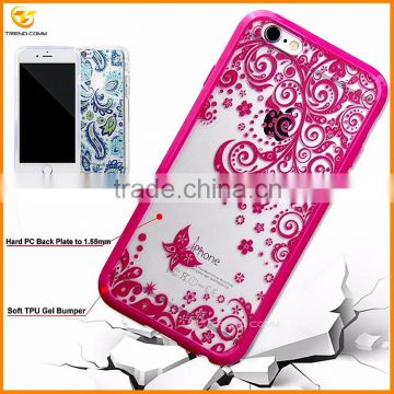 color printing Acrylic pc tpu phone case for iphone 6 6s