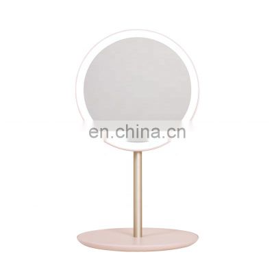 Modern European design Charging Square LED Mirror Soft Light Cosmetic Mirror Type C Charging LED Makeup Mirror