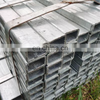 Hot Rolled Weld Cross Section Square Galvanized Steel Pipe Use For Green House