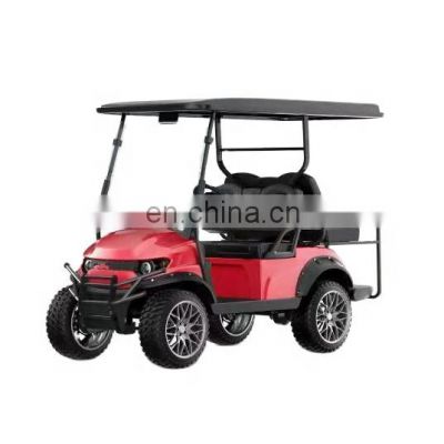 Huanxin Lifted  4 person hunting golf cart for sale with curtis ev conversion kit