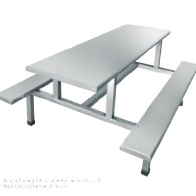 By-7003 Eight-person stainless steel dining table