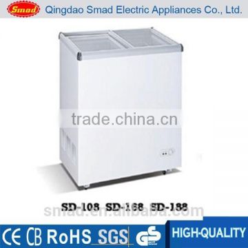 CE/CB/ROHS marked chest freezer for ice cream at hot sales
