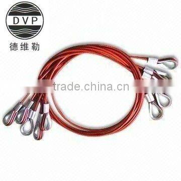 PE/PVC coated steel cable 7x7 7x19