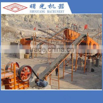 Automatic and efficient building stone crushing production line