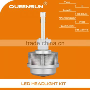 New design Auto lamp car headlight 30w 3600lm H1 car headlight led