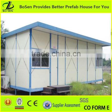 China Comfortable one story flat top precast house