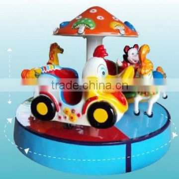 Professional kiddie outdoor carousel rides for sale
