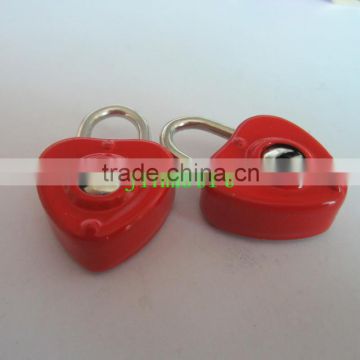 Cheapest Red Heart Travel Padlock For Wholesale With Cheap Factory Price