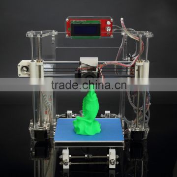Shenzhen Desktop household type FDM rapid prototyping 3D printer for sale with LCD display for personal hobbies printing machine
