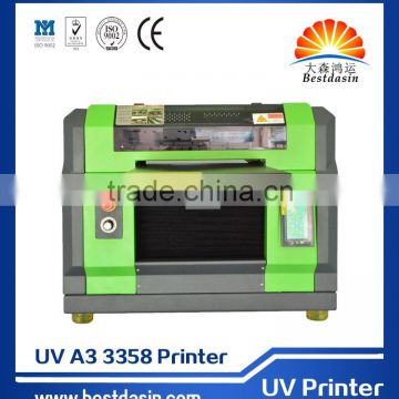 Newest Multi-functional A3 3358 blatbedn UV printer for leather