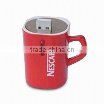 2014 new product wholesale coffee cup usb flash drive free samples made in china
