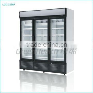 Glass Door Display Freezer Merchandiser