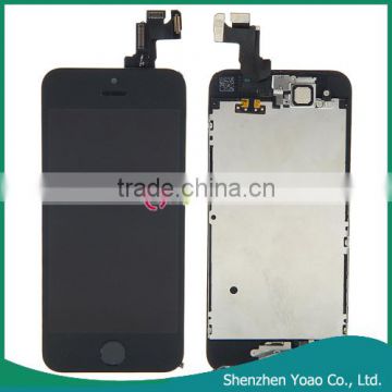 Full Set LCD Replacement Touch Screen Assembly for iPhone 5S Black
