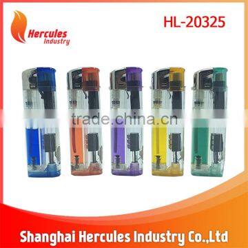 New style cigarette bulk electronic lighter with led HL-20325