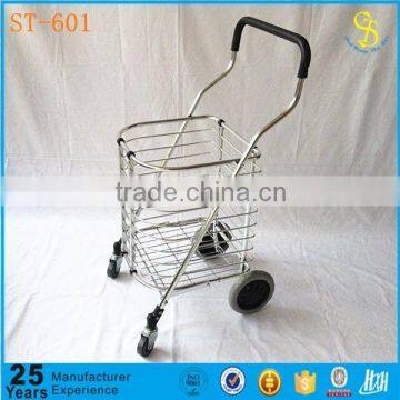 Guangzhou foldable aluminum shopping cart trolley for direct factory