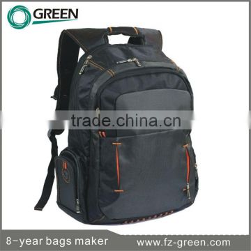 Durable Black 2015 Custom backpack fashion laptop bag